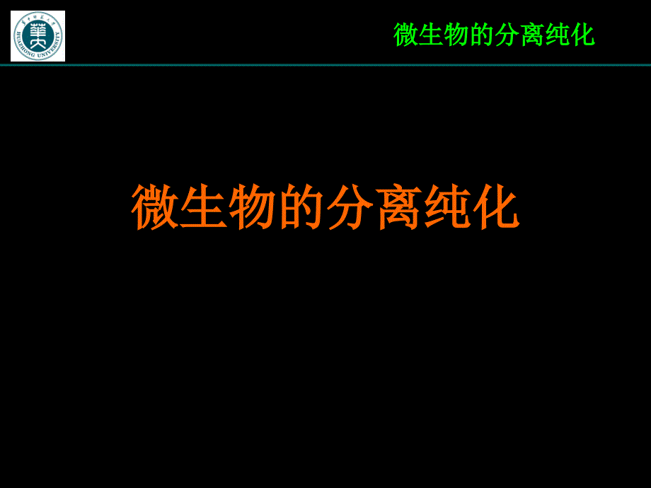 微生物的分离纯化_第1页