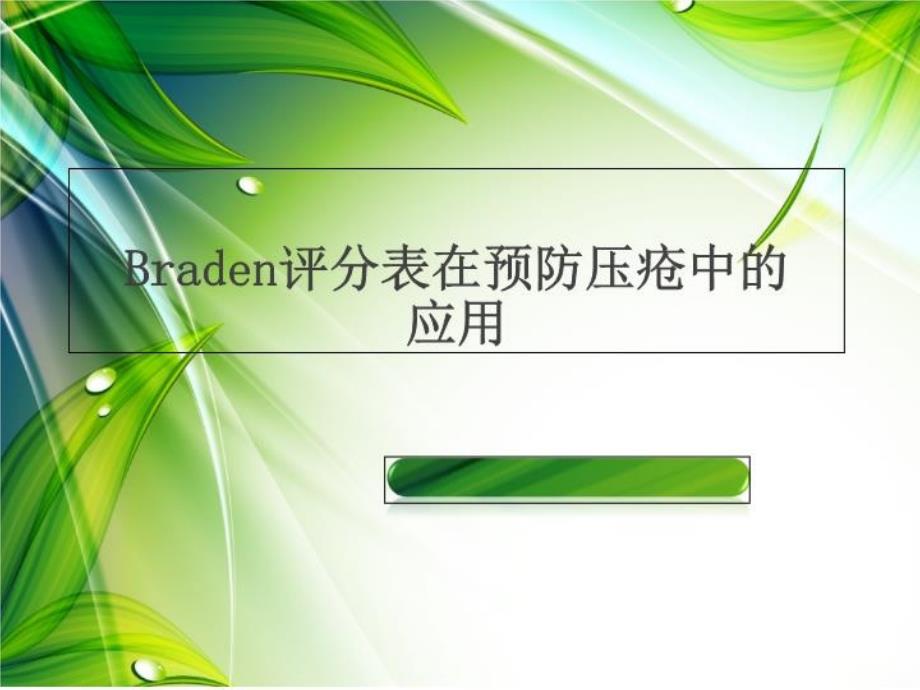 《Braden评分表》PPT课件_第1页