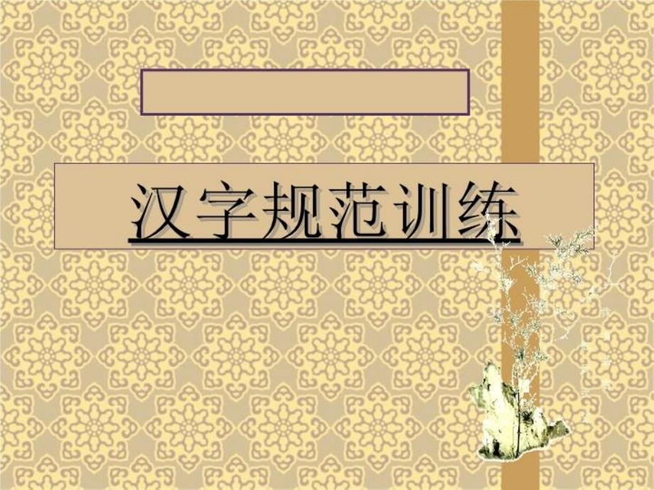 《汉字规范训练上》PPT课件_第1页