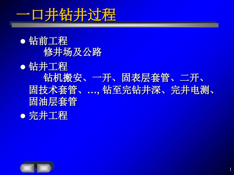 一口井钻井过程_第1页