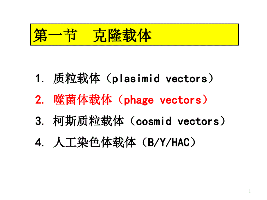 一节克隆载体_第1页