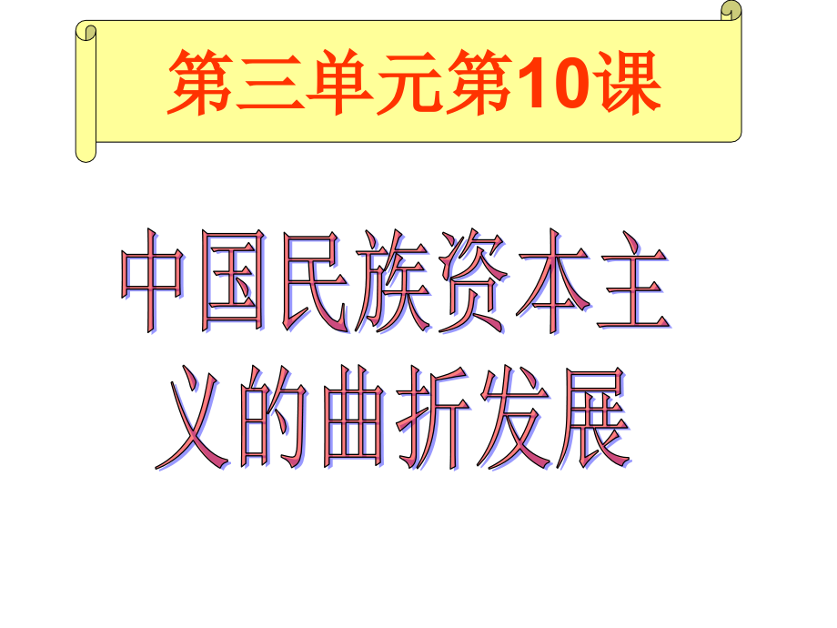 高中二年级历史必修2第一课时课件_第1页