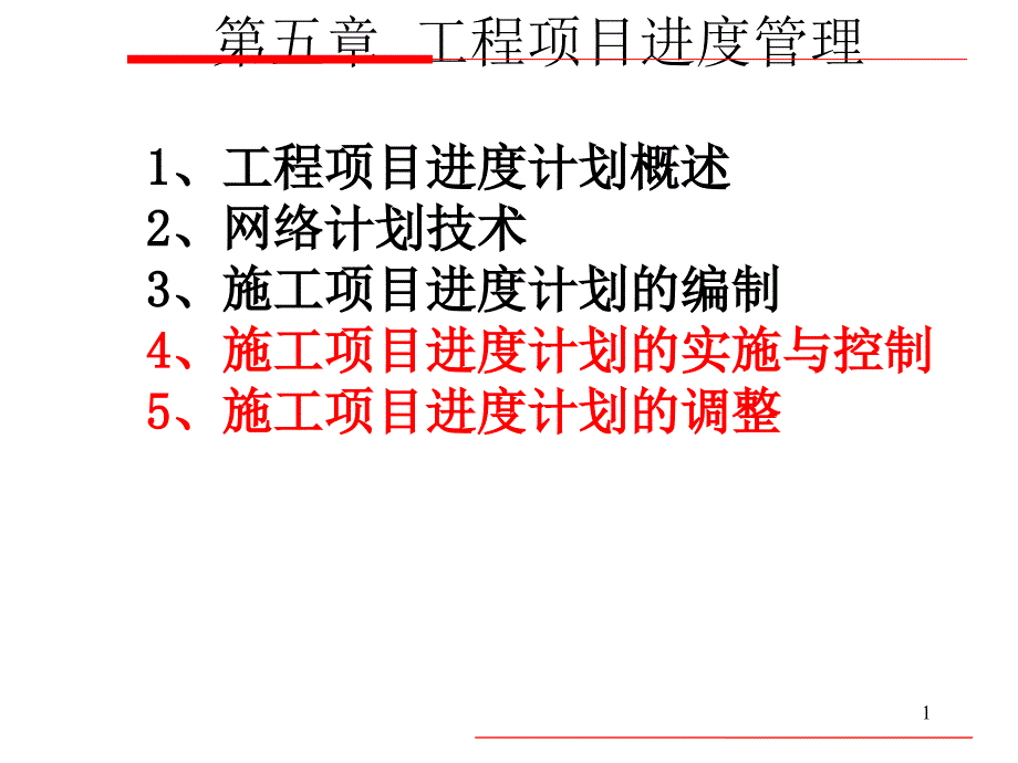 工程项目进度管理1640921377_第1页