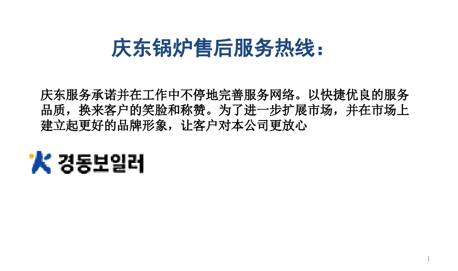 庆东锅炉售后维修与技术介绍_第1页