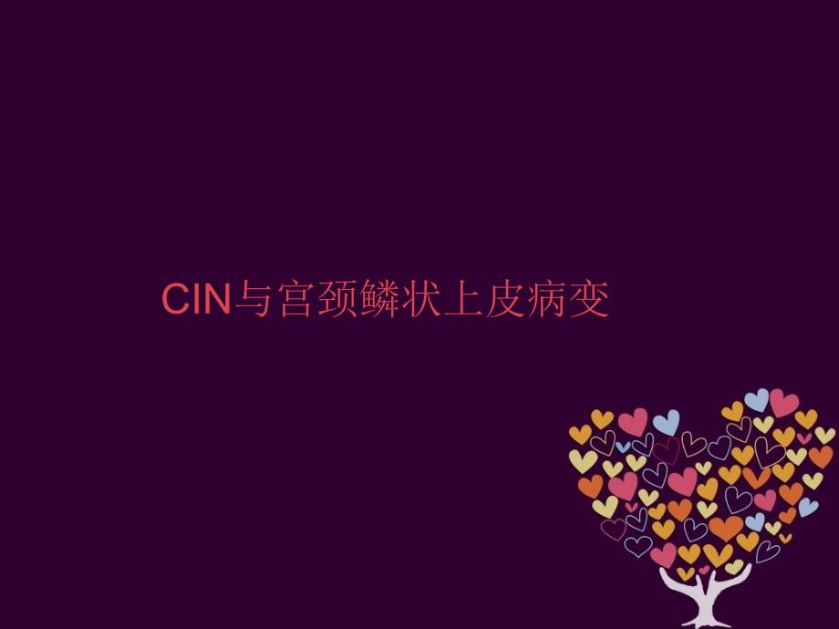 CIN与宫颈鳞状上皮病变课件_第1页