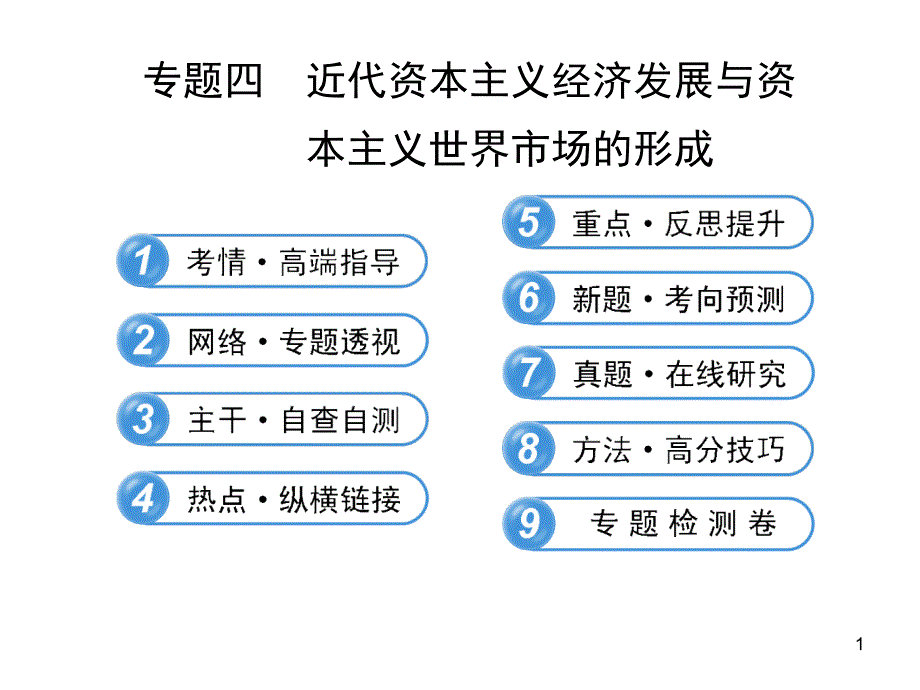 近代资本主义经济发展与资本主义世界市场的形成_第1页