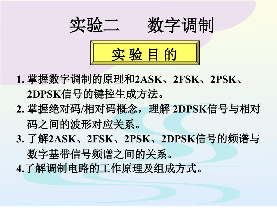 实验二数字调制_第1页