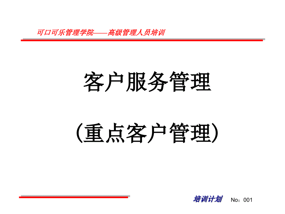 某公司重点客户管理概述_第1页