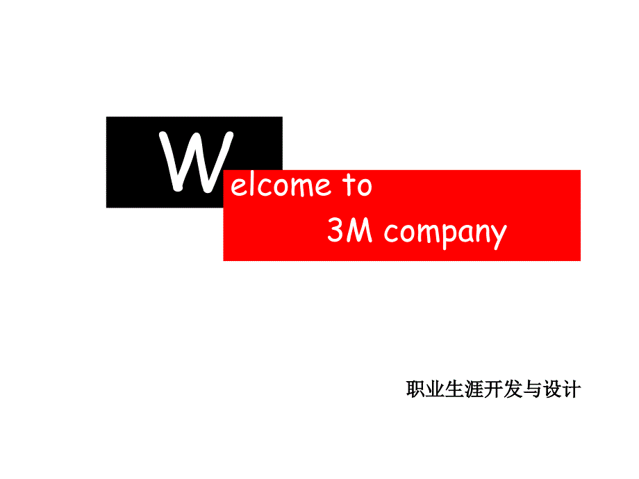 某公司职业生涯开发与设计_第1页