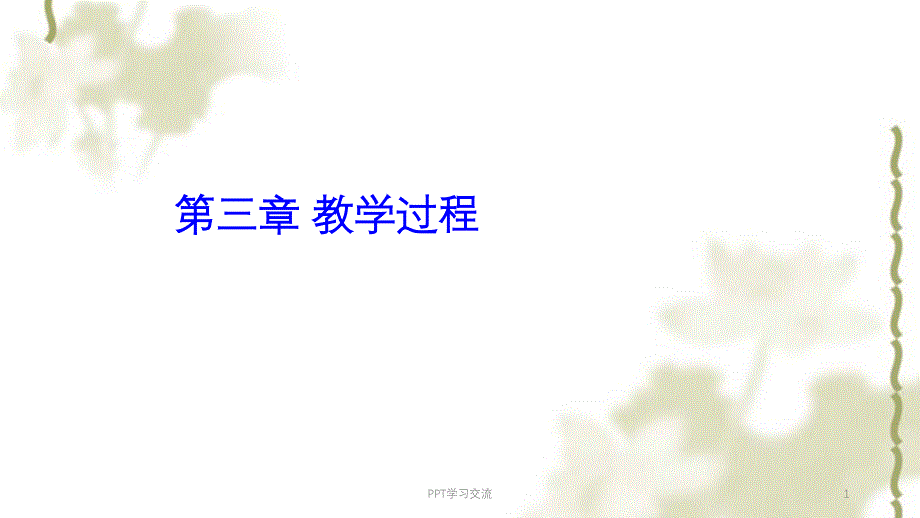 第三章 教学过程课件_第1页