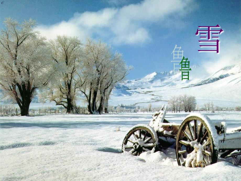 《雪》优质课件_第1页