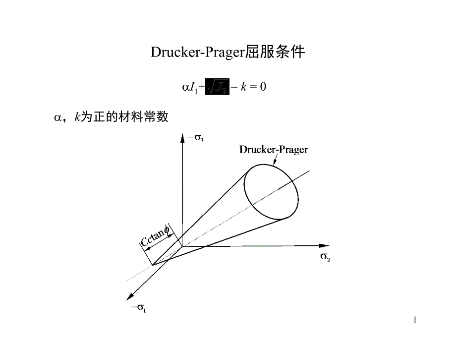 弹塑性力学讲义岩土材料_第1页