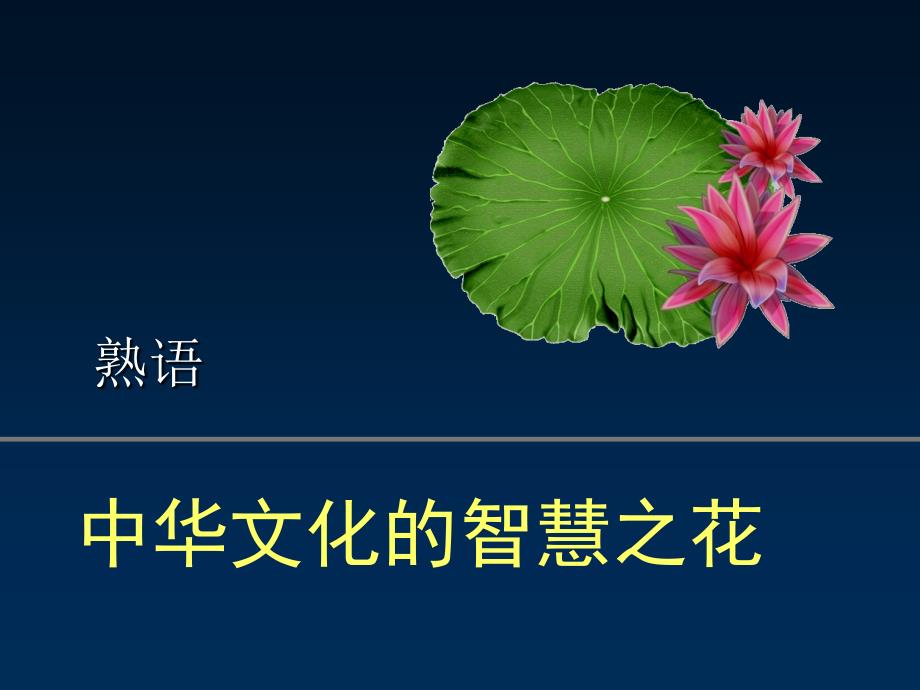 中华文化的智慧之花(新)课件_第1页