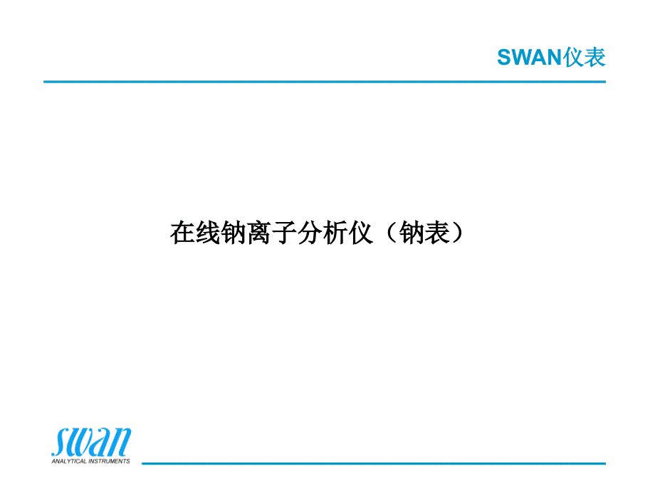 swan钠表说明书_第1页