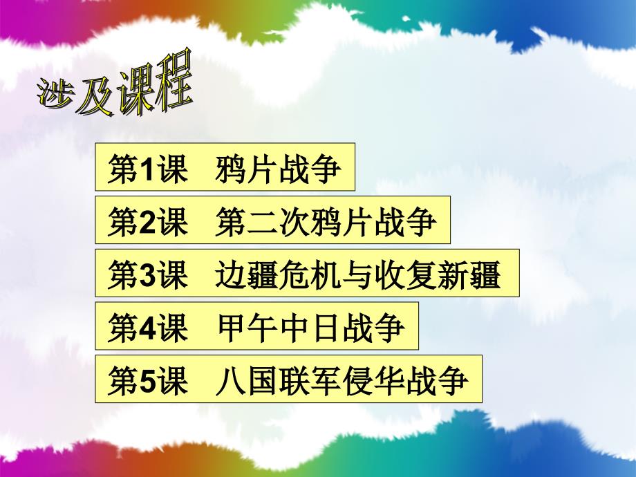 第一单元侵略与反抗复习课件_第1页