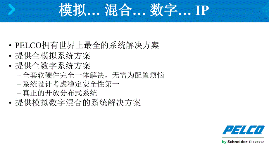 PELCO模拟系统数字化改造方案课件_第1页