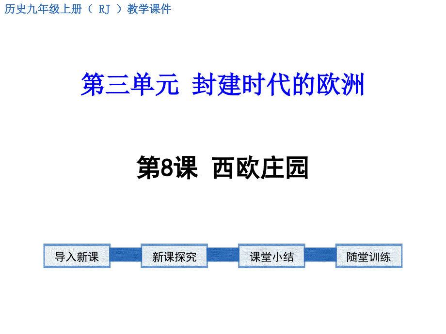 第8课-西欧庄园课件_第1页