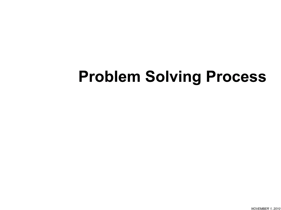 Problem_Solving问题处理方法_第1页