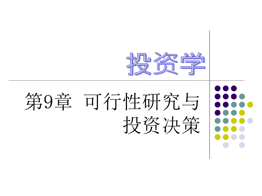 投资学 9章_第1页