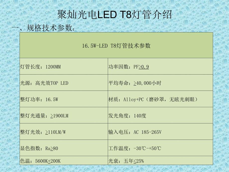 T8灯管报告_第1页