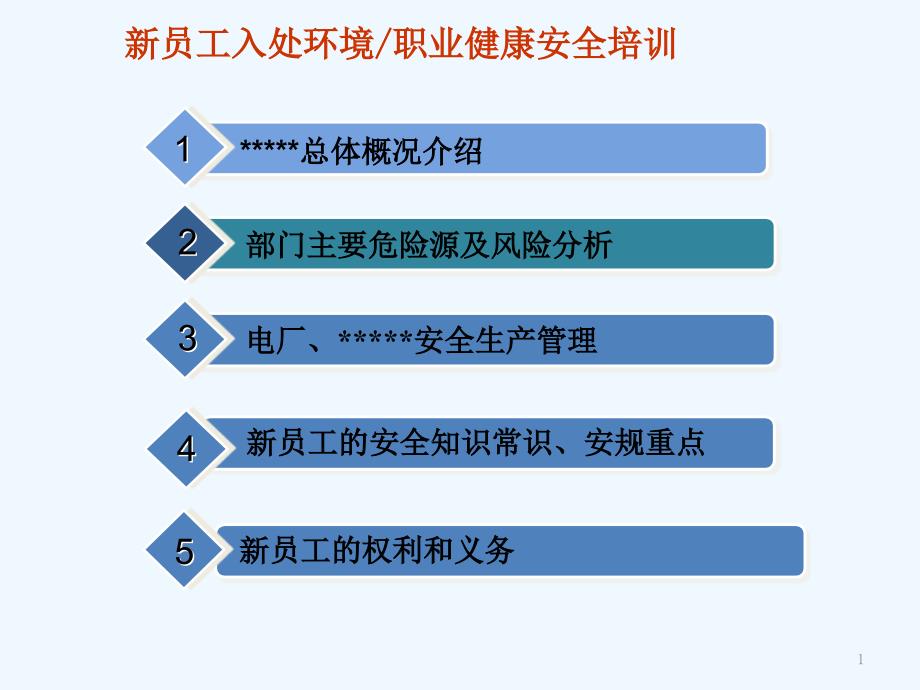 新员工入处环境职业健康安全培训_第1页