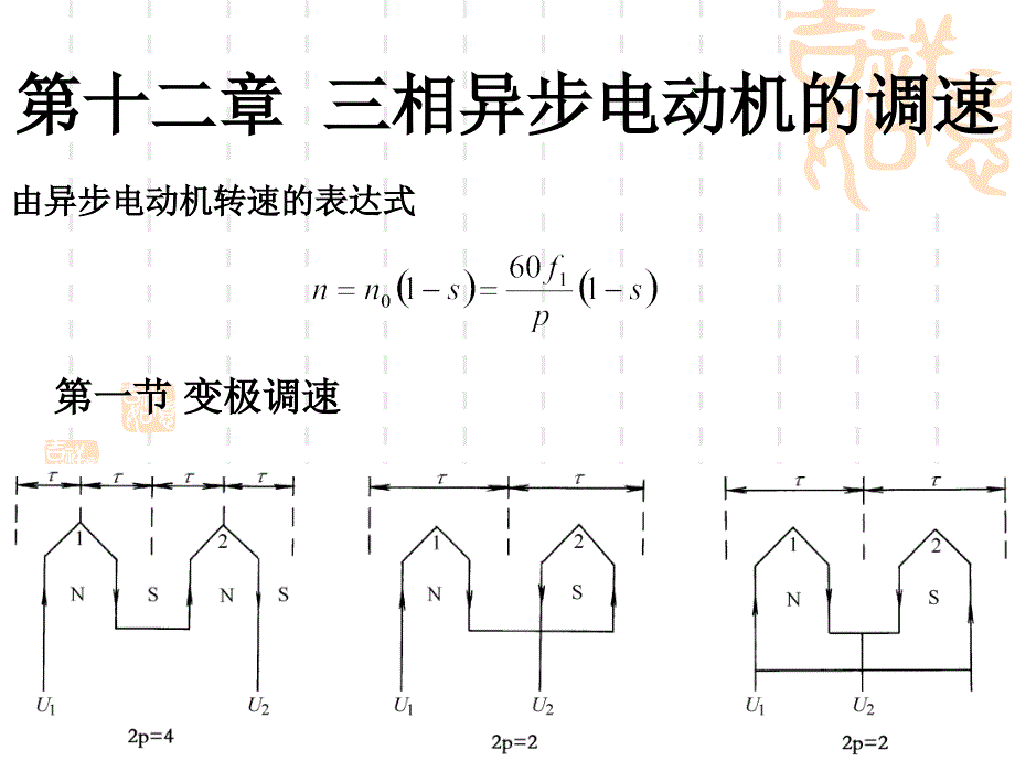 第十二章三相异步电动机的调速_第1页