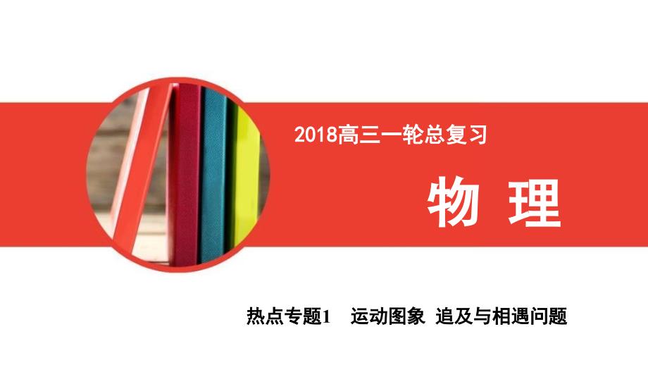 2018版高考物理一轮总复习课件：热点专题1+运动图象 追及与相遇问题_第1页