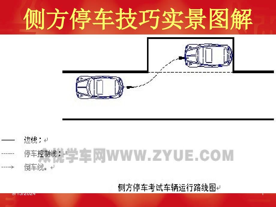 侧方停车技巧实景图解_第1页