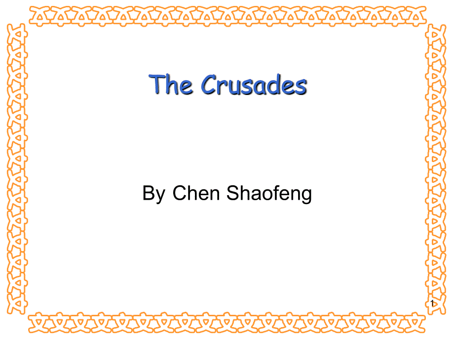 The Crusades_第1页