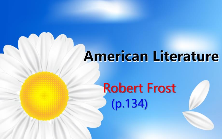 12 美国文学ROBERT FROST_第1页