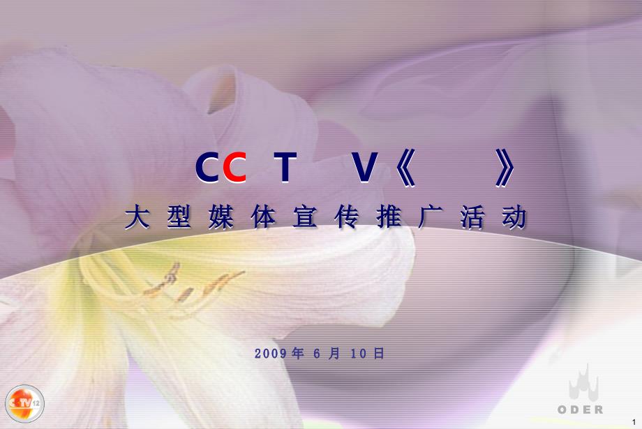 XXXXCCTV《平安中国》大型媒体宣传推广活动-51p_第1页