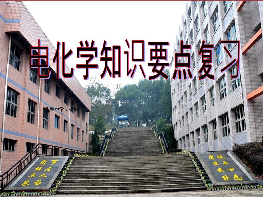 电化学知识要点复习_第1页