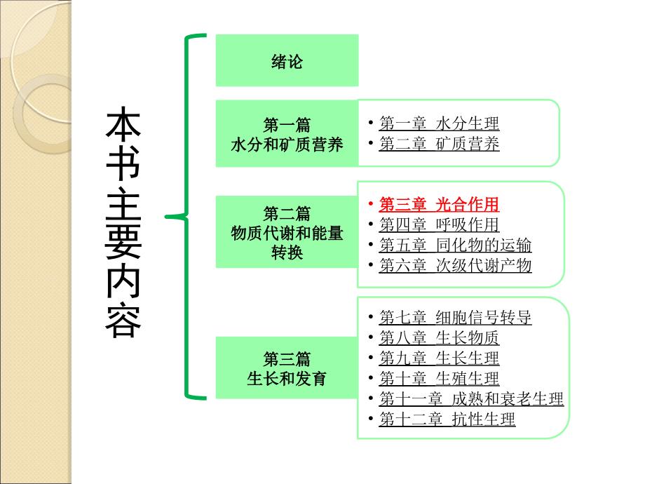 《植物生理学》课件第三章+植物的光合作用_第1页