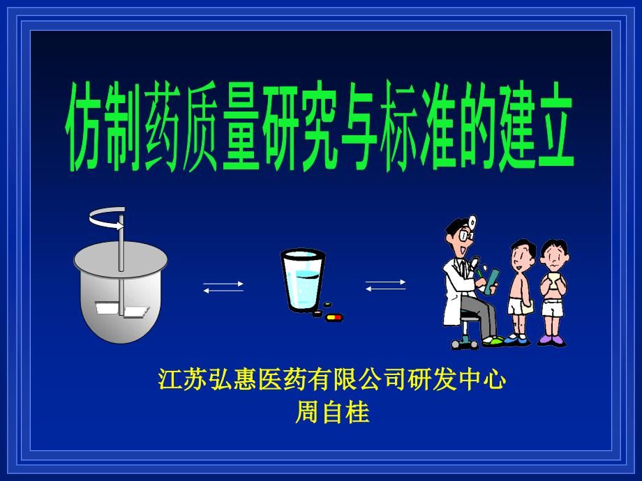 仿制药质量研究与标准建立课件_第1页