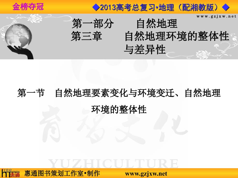 自然地理要素变化与环境变迁、自然地理课件_第1页