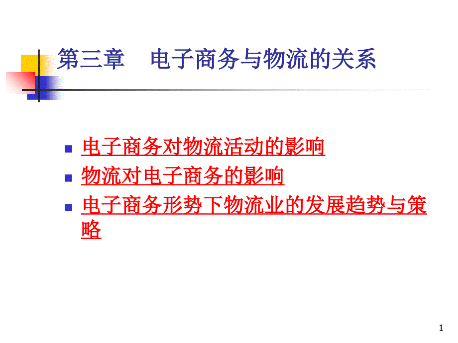 电子商务与现代物流关系_第1页