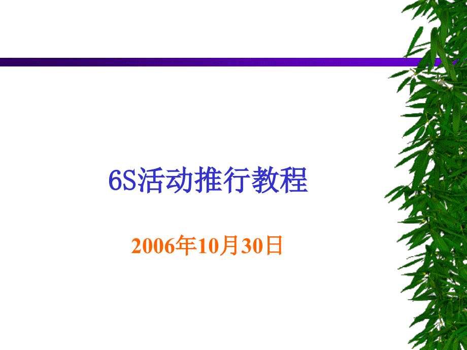 6S活动推行教程_第1页