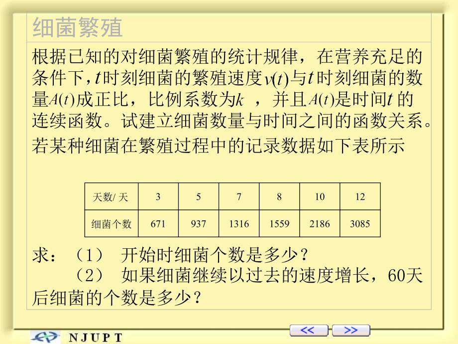 数学建模-细菌繁殖_第1页