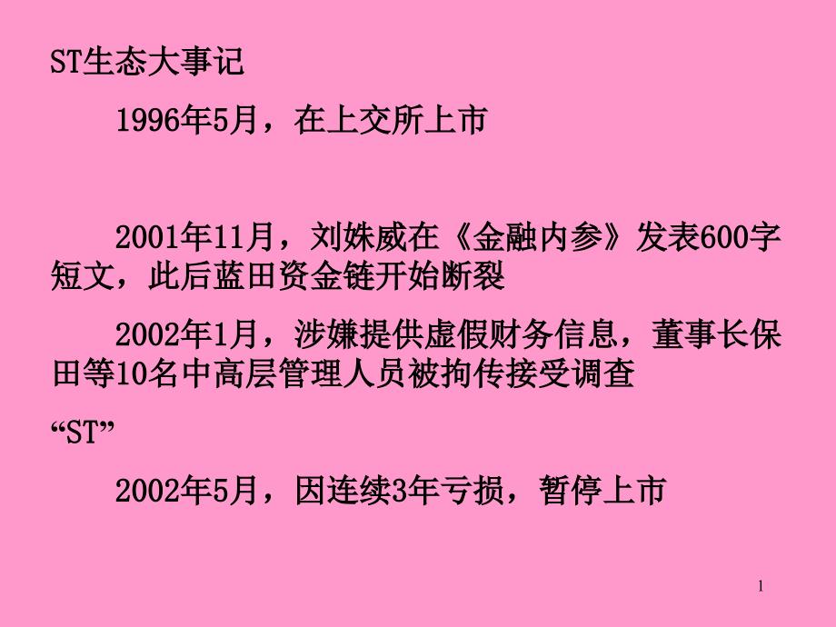 财务管理教学案例008蓝田股份短期偿债能力分析_第1页