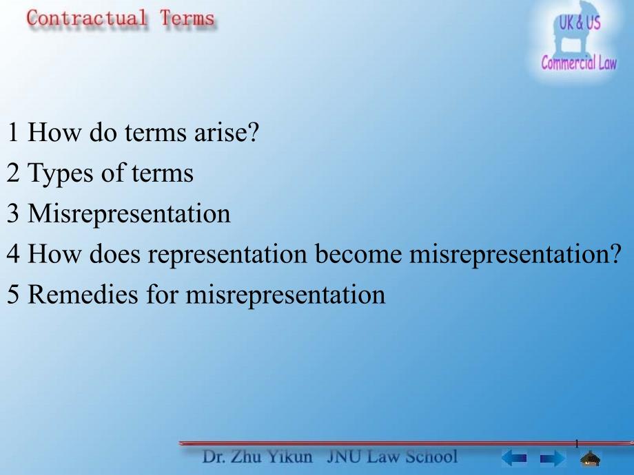 1Howdotermsarise2Typesofterms3Misrepresentation4_第1页