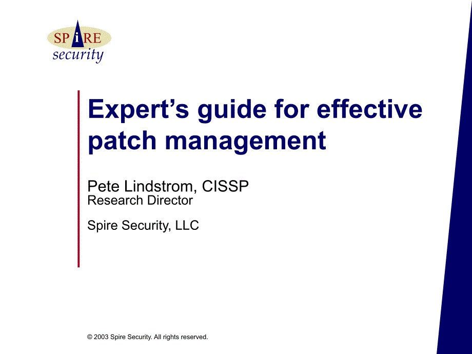 Expert'sguideforeffectivepatchmanagement_第1页