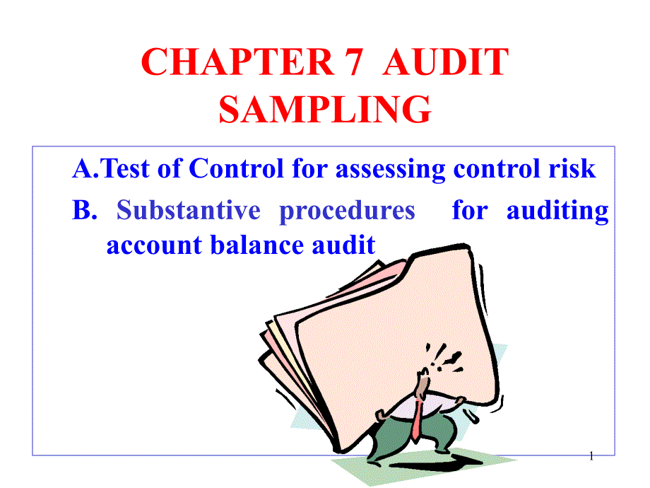 CH07AUDITSAMPLING(审计学,英文版)_第1页