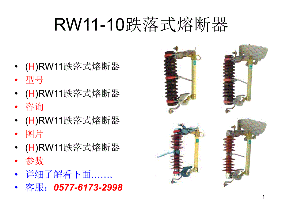 rw1110跌落式熔断器_第1页