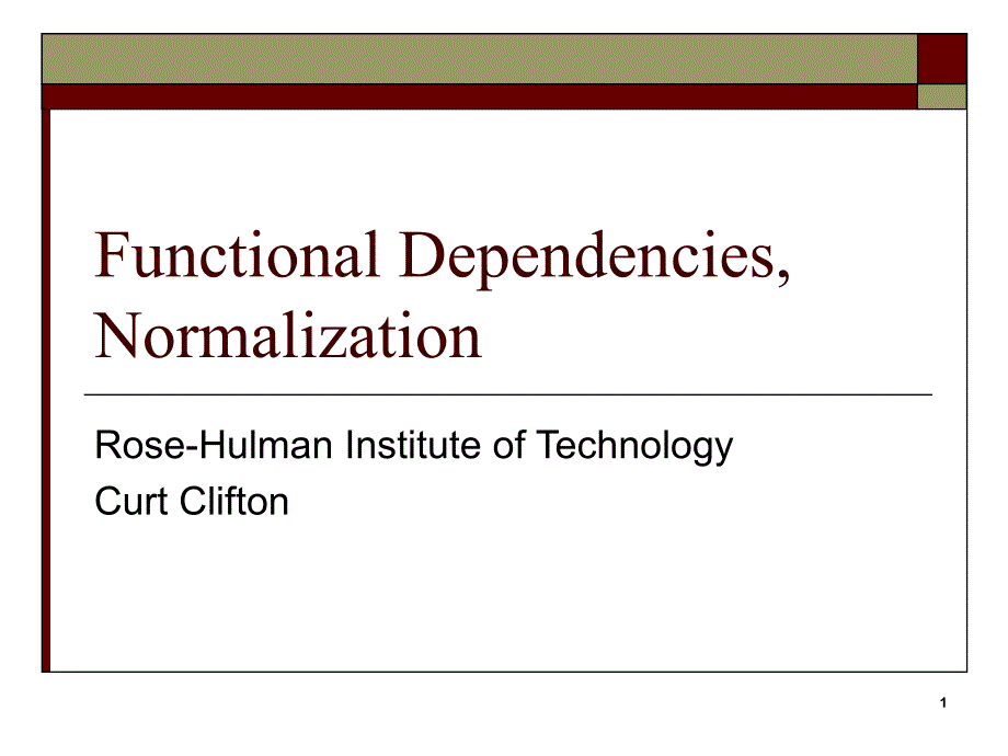 FunctionalDependencies,Normalization_第1页