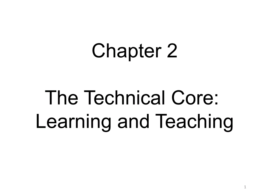 Chapter 2 Learning and Teaching_第1页