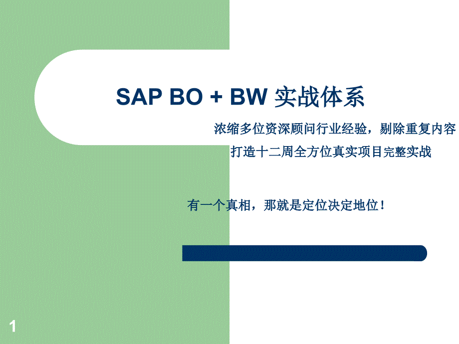 SAP_BO_+_BW教材_【51SAP教育中心】_第1页