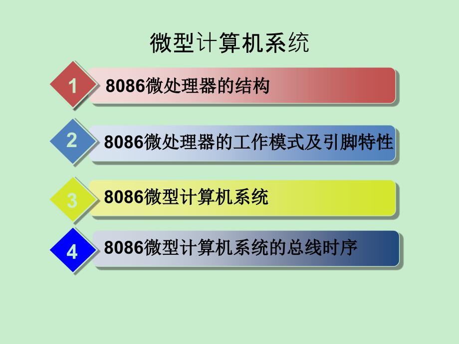 微机原理与接口技术_基于8086和Proteus仿真__复习资料_第1页