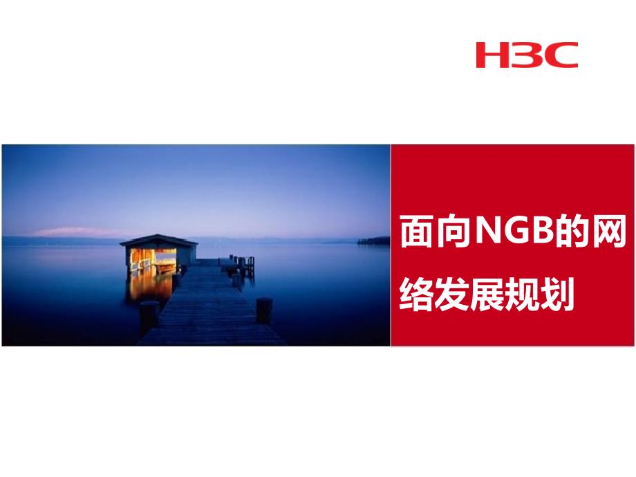 面向NGB的网络发展规划华三通信课件_第1页