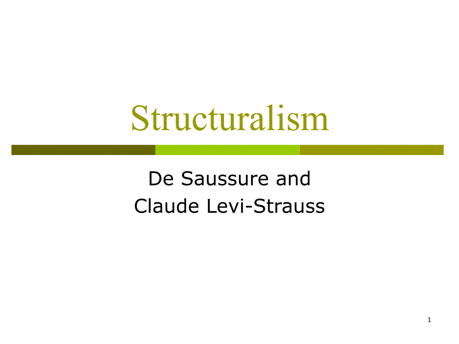 Structuralism_第1页