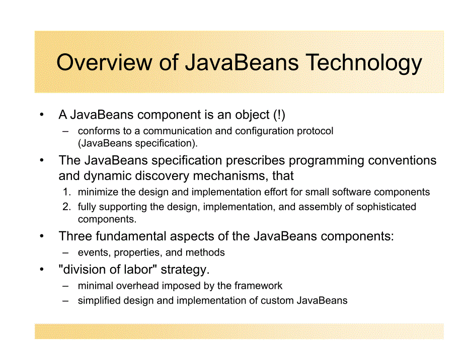 OverviewofJavaBeansTechnology_第1页